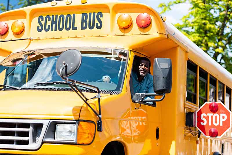 school bus driver salary per hour
